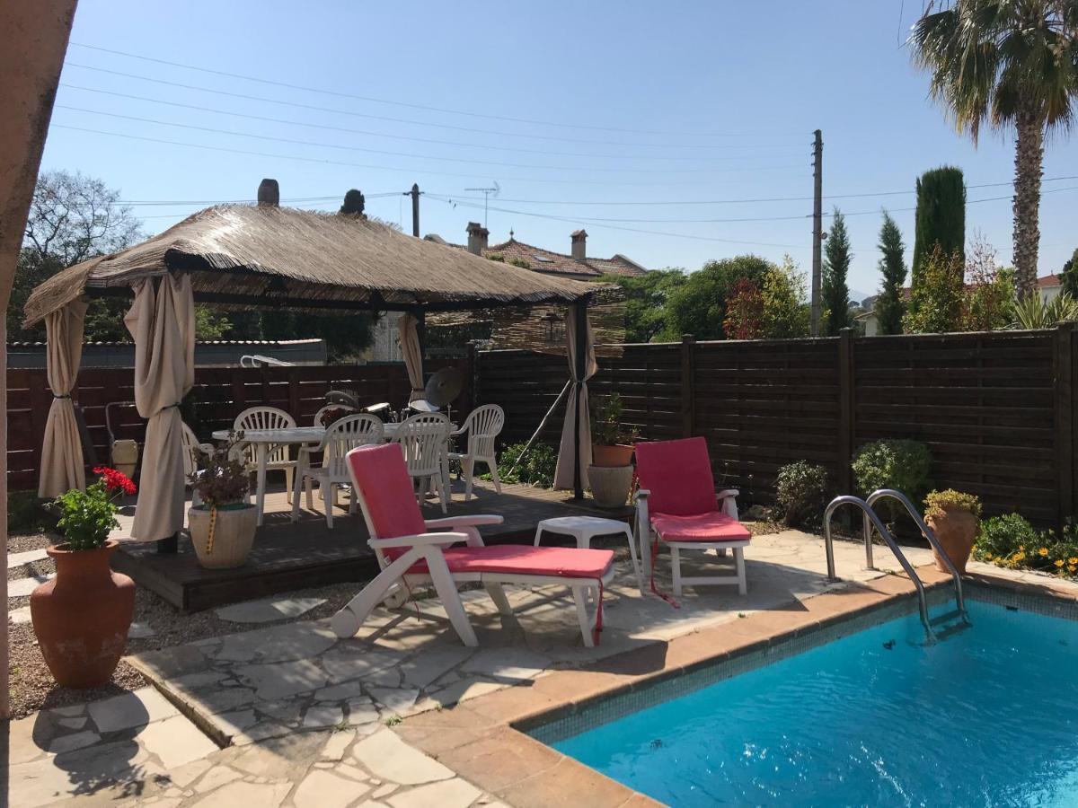 Rez De Jardin Villa Cagnes Sur Mer. Exteriör bild